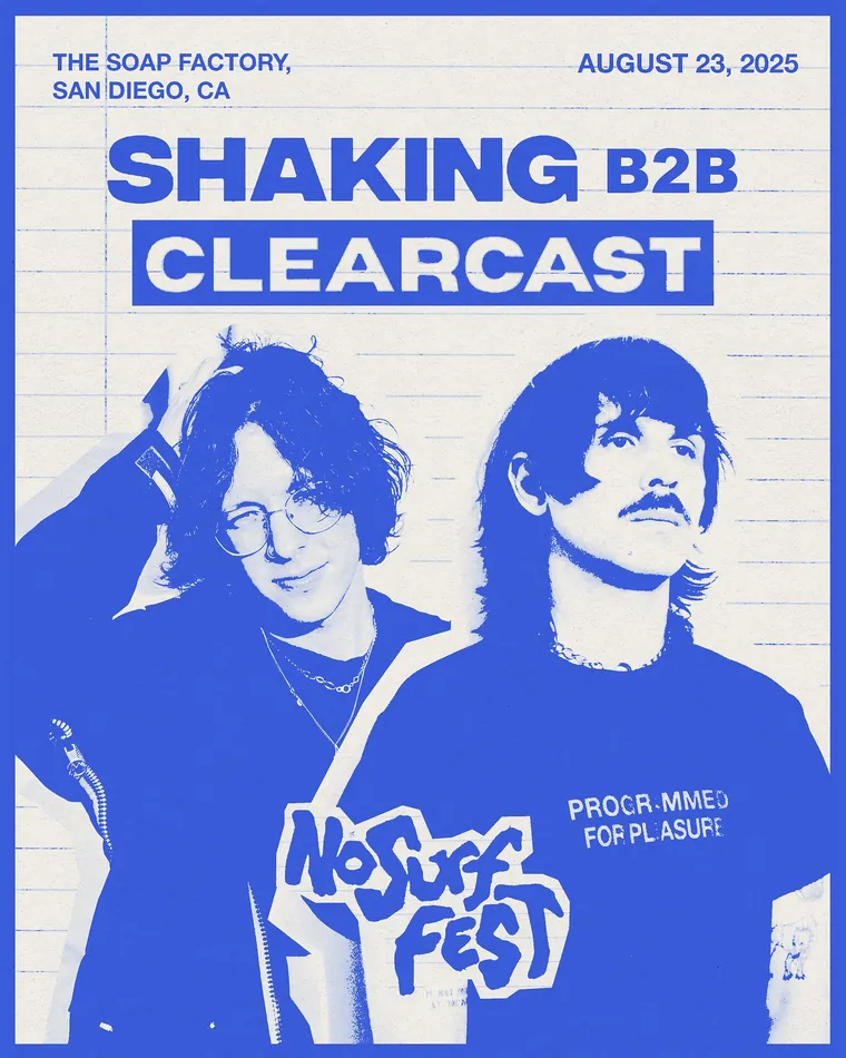 Shaking b2b Clearcast poster
